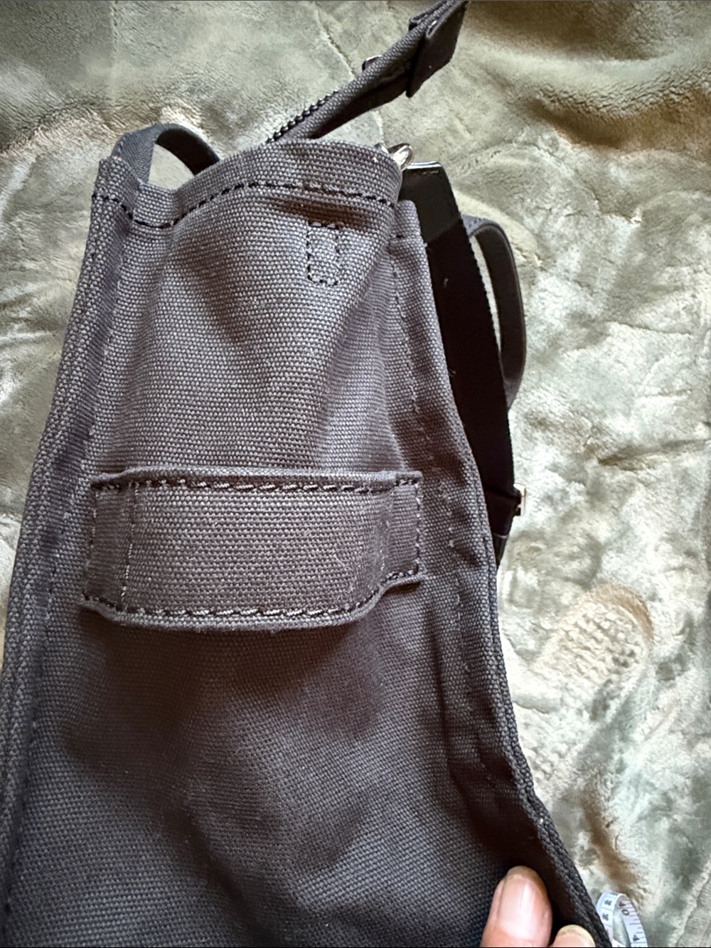 Marc Jacobs Black The Tote Bag Canvas Tote with Logo - Picture 12 of 14